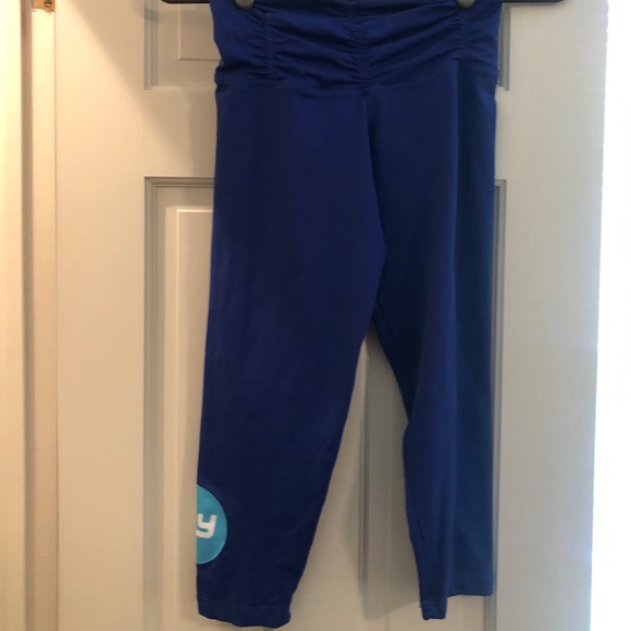 Flywheel Royal Blue Crop Pants - Cycle / Workout - Picture 4 of 5